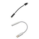 2ピースナイロン編組USB3.1タイプCから3.5mmメスヘッドフォンジャックオーディオ(2)