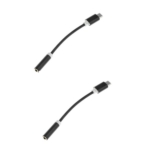2x -3.5mmヘッドフォンジャックアダプター.タイプCオス-3.5mmメスステレオオーディオコネクター. . Le 2 / - 2x -3.5mmヘッドフォンジャックアダプター.タイプCオス-3.5mmメスステレオオーディオコネクター. . Le 2 / -
