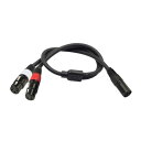 5 オスから 2 3 メス オーディオ ケーブル XLR 延長コネクタ
