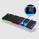 キーボードセット - バックライト付きコンピュータ用メカニカルフィール.高品質 , Black