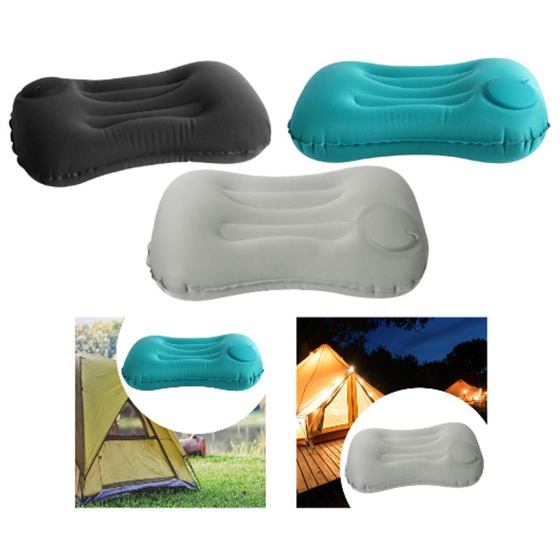 インフレータブルキャンプ枕首枕ポータブルコンパクトコンパクト快適な大人のギフトサポート車の家のた..