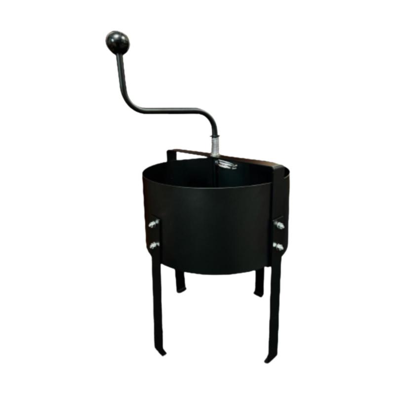 回転式土壌ふるい 金属フレーム 岩 砂 土 ふるい 頑丈 組み立て簡単