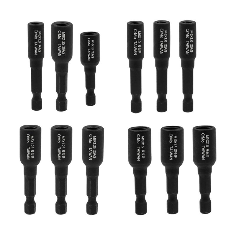 3 個 ハンガーボルトドライバー ドリルドライバービット 木工ファスナー取り付け用必須合金鋼ハンガー..