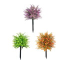 ユーカリの葉 人工グリーン 芝生用支柱 リアルなグリーン 58cm 人工花 芝生 裏庭 庭 パティオ用