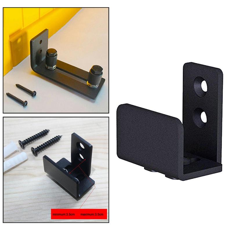 納屋の引き戸の底部 ネジ付きの壁掛けフロアガイド アクセサリ ハードウェア