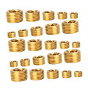 25 個真鍮 NPT プラグセットおねじパイププラグセット 1/8 1/4 3/8 1/2 3/4