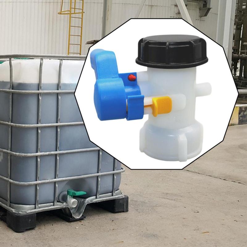 IBCタンクバルブ液体容器用1000Lバタフライバルブ簡単な設置