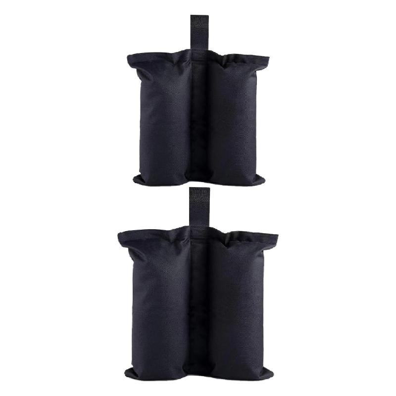 4xサンドバッグキャノピーテントウェイトハンドル付きポータブルヘビーデューティガゼボ屋外トランポリ..