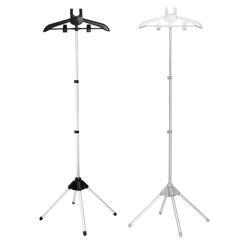手持ち衣類スチーマーラック スタンディングアルミニウム合金継手 折りたたみ式 収納が簡単 高さ調節可能な乾燥ラックハンガー 衣類用コート用