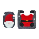 クリスマス ノーム トイレカバー フロアマットセット クリスマスデコレーション モダンアート センターピース 滑り止めバスマット 屋内 ホリデー用