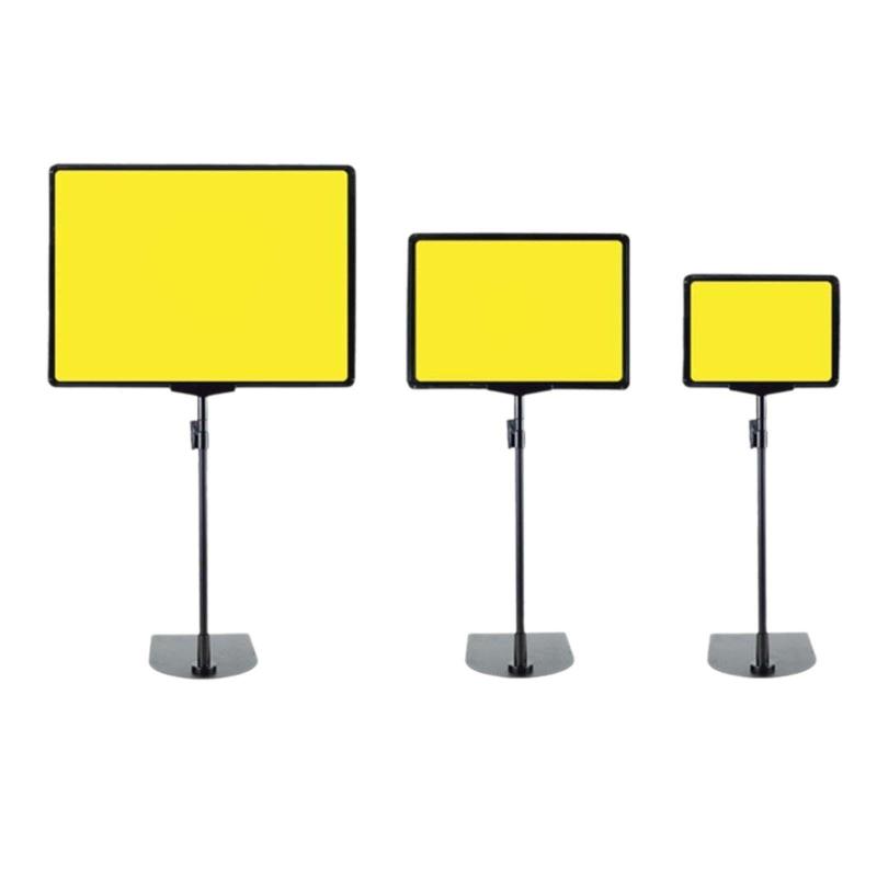 調節可能なサインホルダーフロアスタンディングディスプレイ*値札ホルダーディスプレイスタンドアイア..