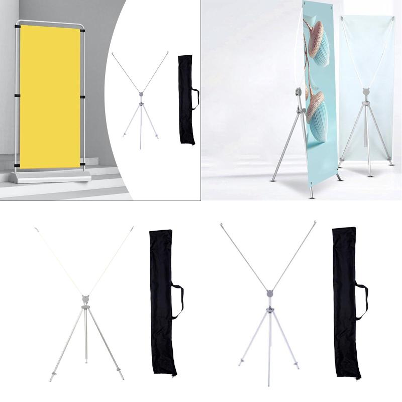 ポスタースタンド×バナースタンド フロア 安定したポータブルアクセサリーサインホルダー アート展示会..