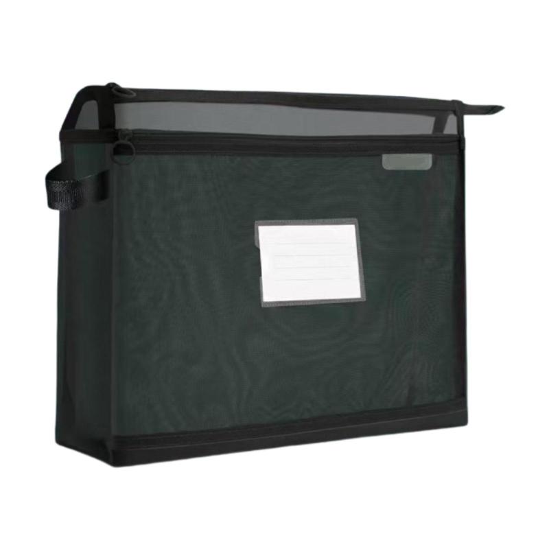 メッシュファイルフォルダー ポータブルテストペーパー収納バッグ 契約書・事務書類用