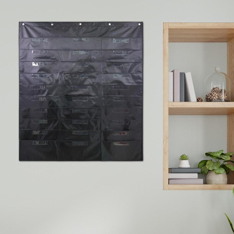 壁掛けファイルオーガナイザー 30個の署名ポケット付き 学校教室オフィス用