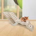 ハムスターのはしご ハムスターハウスの隠れ家 造園用品 ドワーフアレチネズミ ハムスターの生息地 クライミングおもちゃ 造園用 ラット 掘削 小型ペット(4)