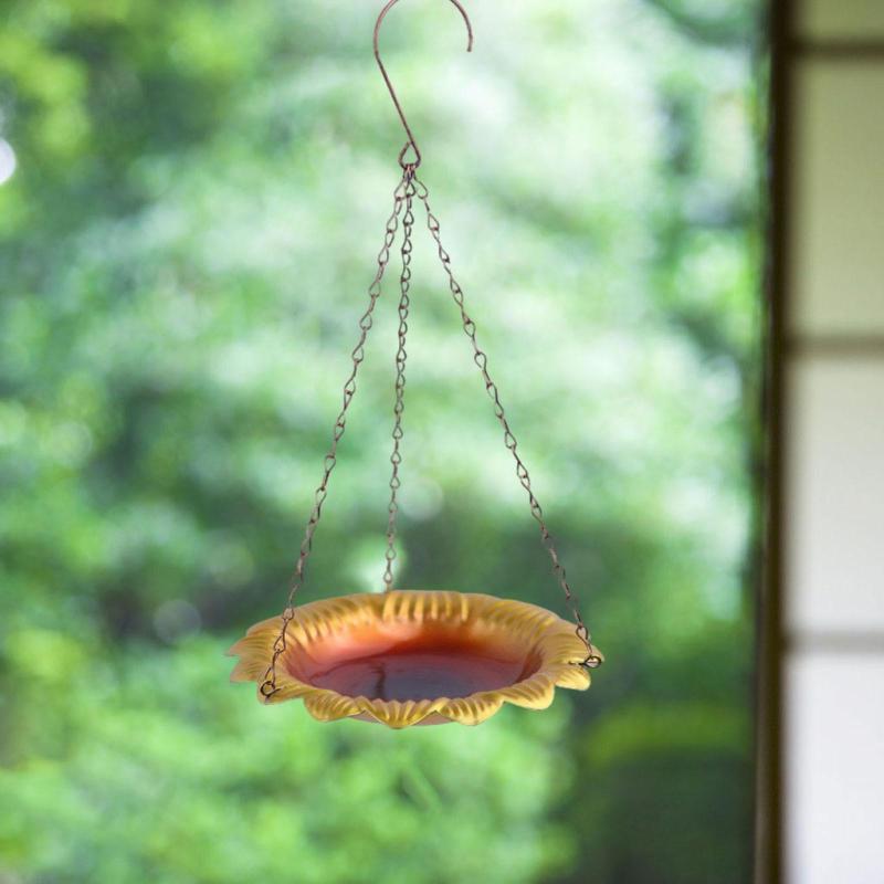 吊り下げ式バードフィーダー バードフィーダー バードバス 散水 ペット用品 ガーデンデコレーション パ..