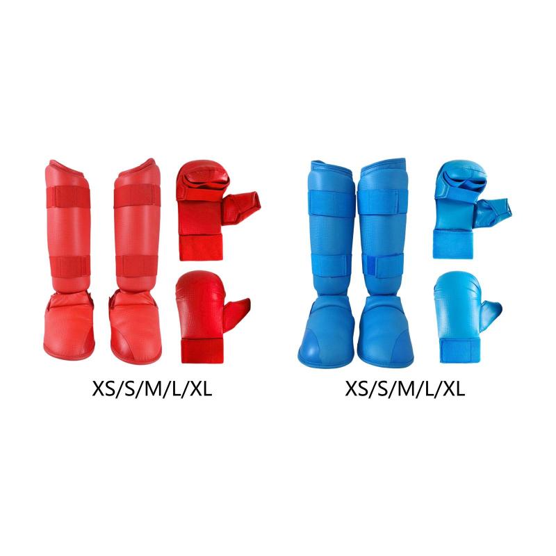 テコンドー スパーリング ギア セット 空手グローブ ボクシンググローブ すね当て フットギア付き パンチングバッグ キックボクシング エクササイズ用グローブ