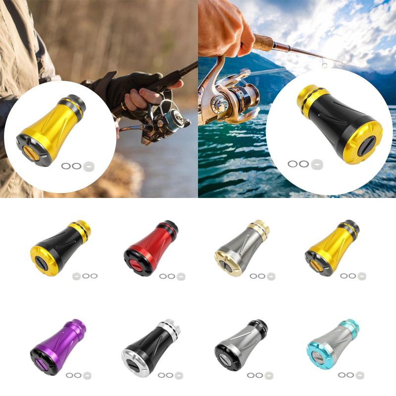 ガスケット付き釣りノブ釣りツールDIYパワーノブリールハンドル愛好家のためのノブ釣りリール屋外釣り