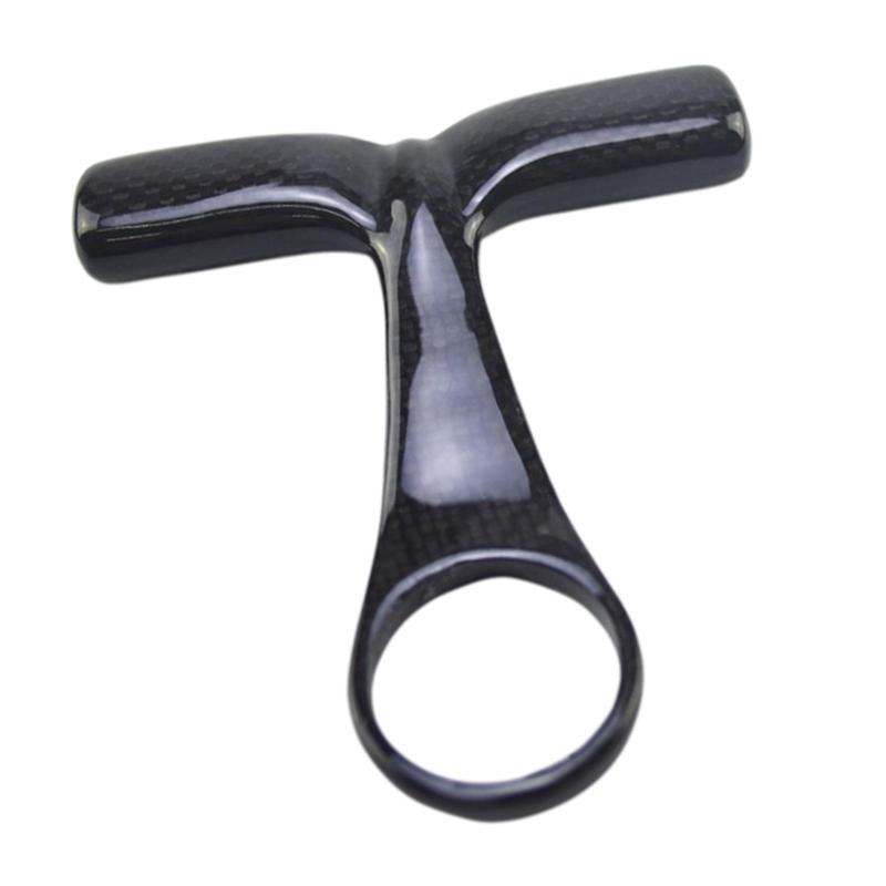 耐久性のある自転車のためのグコンピュータマウントカーボンファイバー28.6mm音声ステアリングホイール..