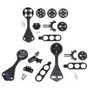 バイクコンピューターグステムホルダーカメラブラケット用のアウトフロントマウント