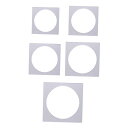 5x アクリルパンケーキ ハンドツール パンケーキ型 調理ケーキ用 ホリデーサービング用