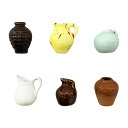 6個のかわいい陶器の花瓶と面白いミニ植木鉢.キッチンロッカーオフィス用
