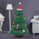 1:12 クリスマス樹脂ツリーモデルの構築シーン