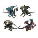 4 ピースデビルドラゴンフィギュア動物置物可動手足子供のおもちゃフライングドラゴンモデルテーマパーティー教材用