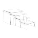 アクリルディスプレイライザーハンドバッグ財布ディスプレイスタンドクリア高架ディスプレイラック