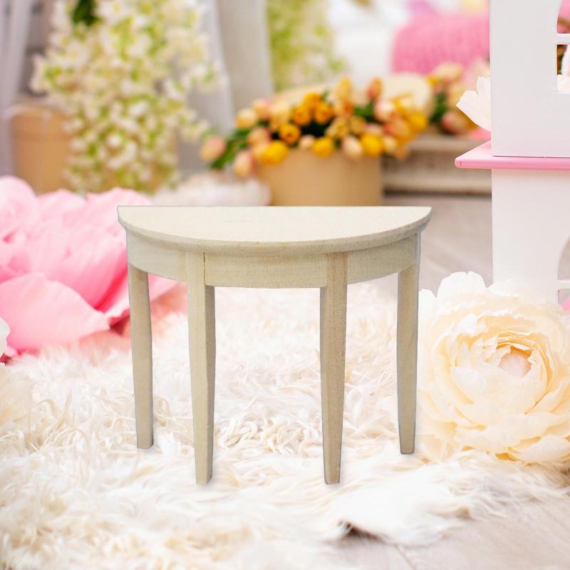 ミニドールハウスデスク 1/12 スケール小道具装飾クリエイティブおもちゃ装飾手作り