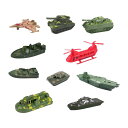 10個の模型船模型おもちゃキット ギフト模型軍艦船キット 大人子供用