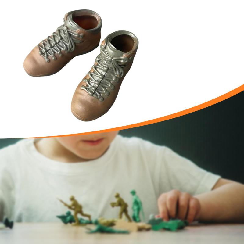 1/6スケール アクションフィギュア用シューズ メンズドールコスチュームアクセサリー ミニチュア トレンディ カジュアル ハイキングブーツ 12インチ男フィギュ...