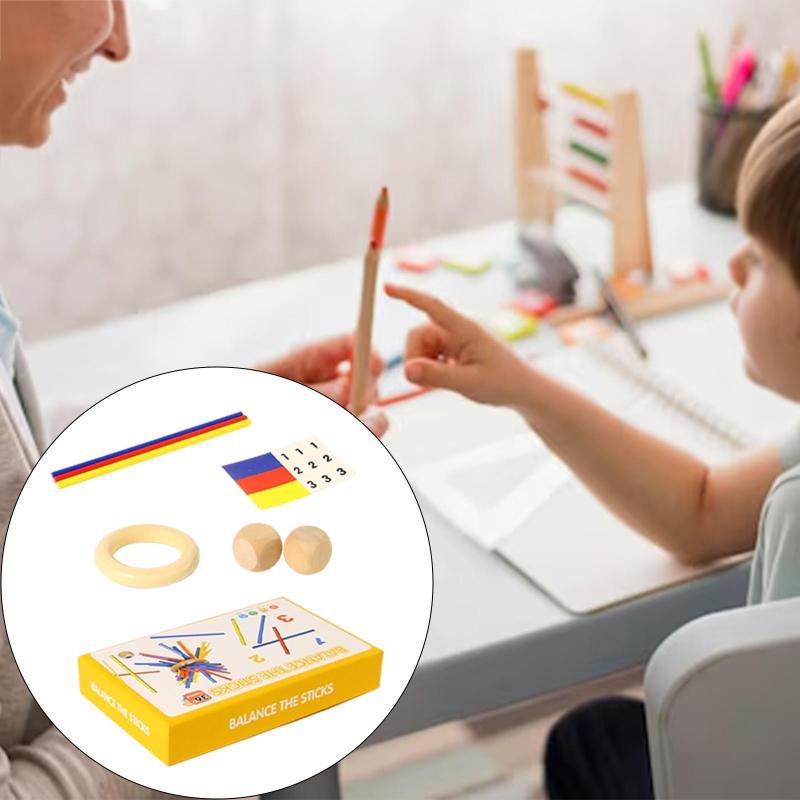 スティックとタワーゲーム 家族の集まりに最適なクリエイティブパズルブロック スティック付き