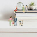 50 ピース 1/30 フィギュア 人々 乗客 モデル 駅 鉄道用