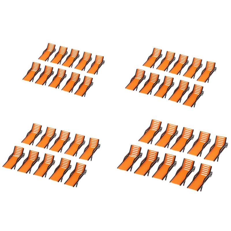 ラウンジチェア 都市模型 ジオラマ 建築模型 ミニチュア家具 ドールハウス装飾 風景レイアウト 10個 全4サイズ