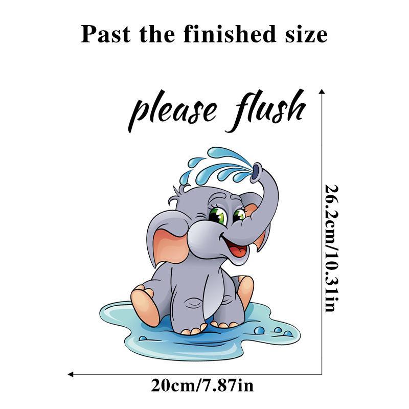 Dovewillのトイレの蓋の壁用デカール トイレシートの蓋カバー トイレ 寝室用装飾｜アングル2