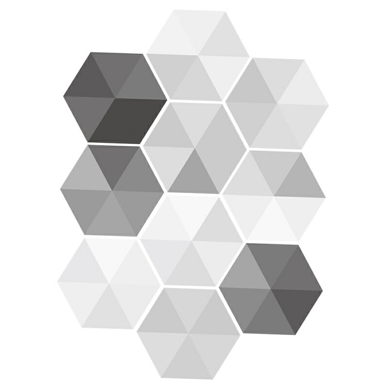 Dovewillの10枚のPVCタイルステッカー防水ノンスリップフロアステッカーウォールデカール｜アングル2