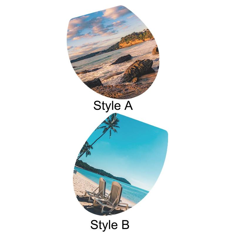 便座ふたステッカー 便座ふたデカール トイレアクセサリー