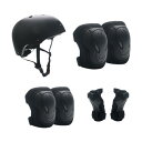 7PC/セット子供用自転車ヘルメット膝肘手首パッドサイクリングマルチスポーツ用