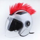バイクパーツ ウィッグ ヘアピース パンク ヘルメット用 コスチューム 装飾 全6色