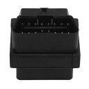 ミニサイズobdiiアダプター16ピン男性からダブルメスアダプターの持ち運びや診断エクステンダー用のobd2スプリッターを保存しやすい
