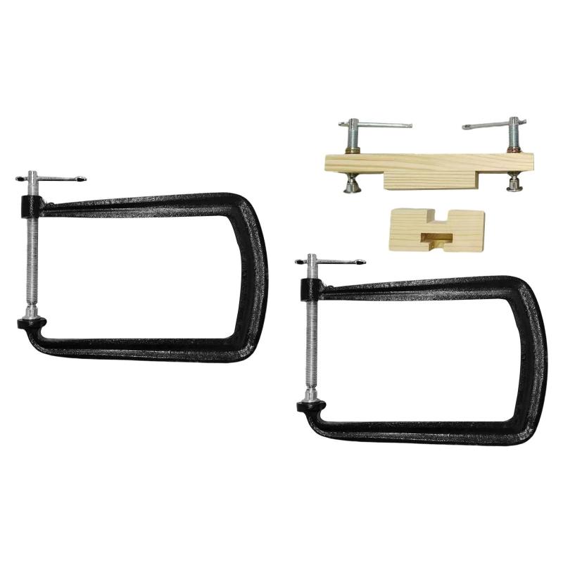 クラシックギターブリッジクランプブリッジの修理ツール.金属.クイックファーシングアクセサリー.ギターブリッジインストールクランプ