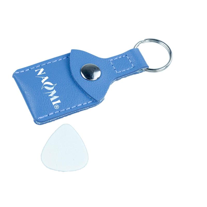 PUレザーギターピックホルダーキーホルダーギターピックバッグギターAccs