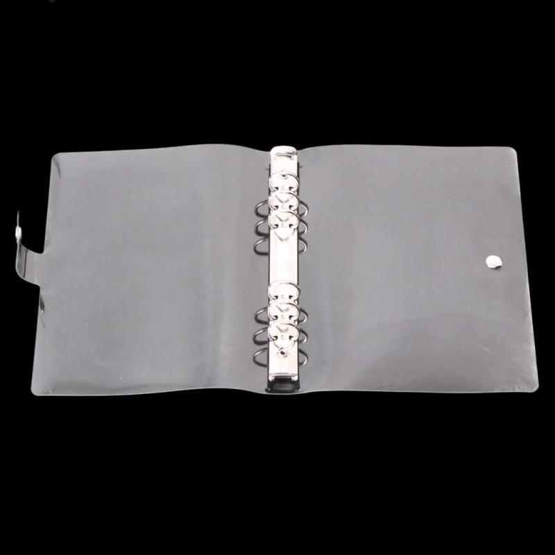 透明 ルーズリーフ バインダー ドキュメント ペーパー カバー/プロテクター A5 用