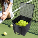テニス ボール カート バッグ ブラック テニス ボール バスケット トレーニング 教育実習用