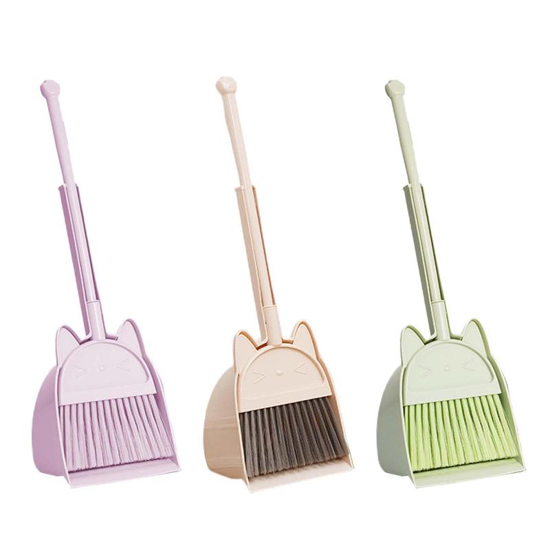 ちりとり付きミニほうき掃除掃除プレイセット.子供掃除家掃除おもちゃセット.女の子.男の子.誕生日プレゼント用
