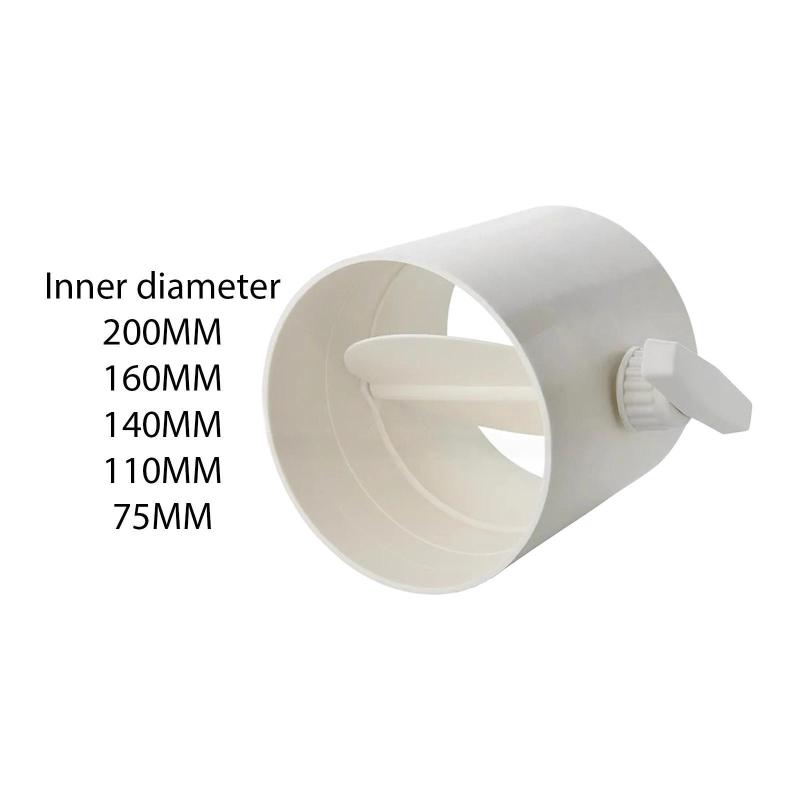 ダクト手動ボリュームダンパーパイプコネクタ高性能で取り付けが簡単なエアコントロールバルブ.逆流防..