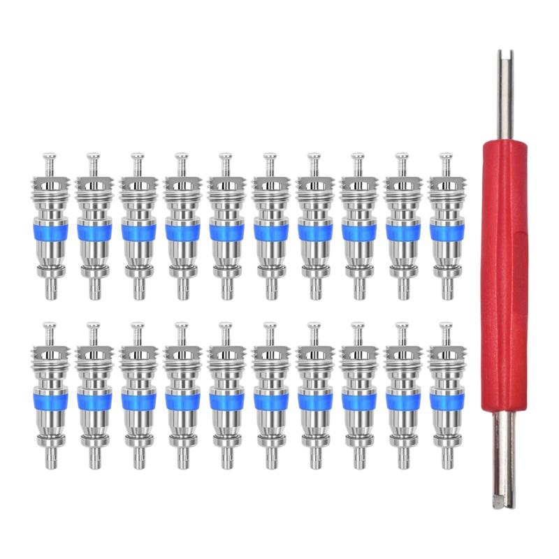 R410 R32 22 12 車用バルブコアセット アクセサリー 多目的 軽量 冷凍システム交換用 高圧