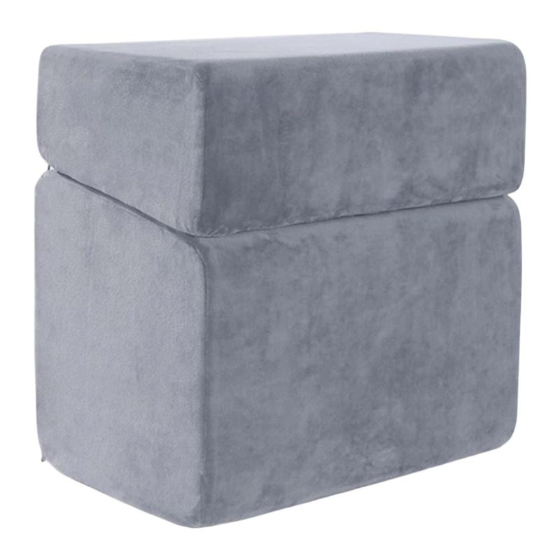 フットスツール枕 3段階高さ調節可能 フットサポート ホームフットレスト デスク下