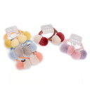 BIANHUAN ヘアゴム 子供 こども 髪ゴム キッズ 女の子 ボンボン ふわふわ シンプル 子ども へあごむ ベビー へあアクセサリー 10本セット りぼん...